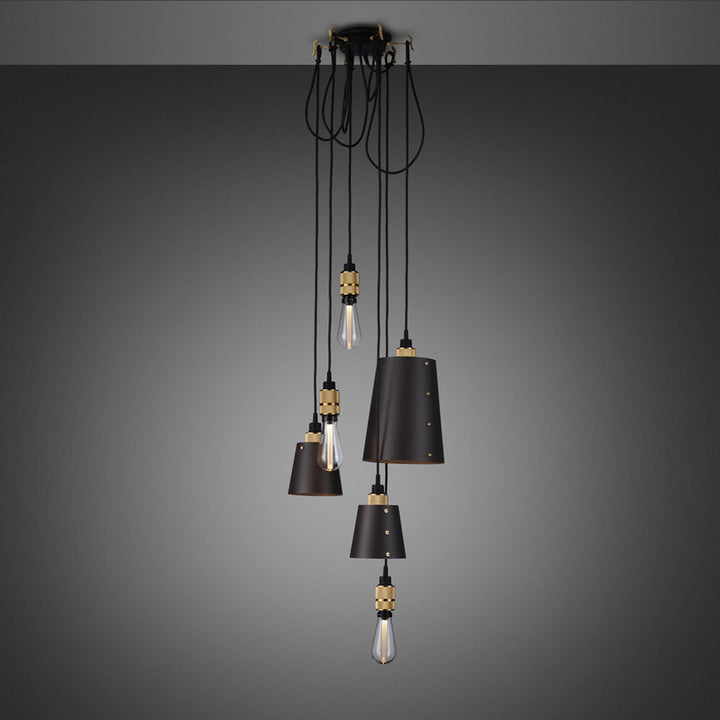 Buster + Punch Hooked 6.0 Pendant Chandeliers Buster + Punch Graphite / Brass