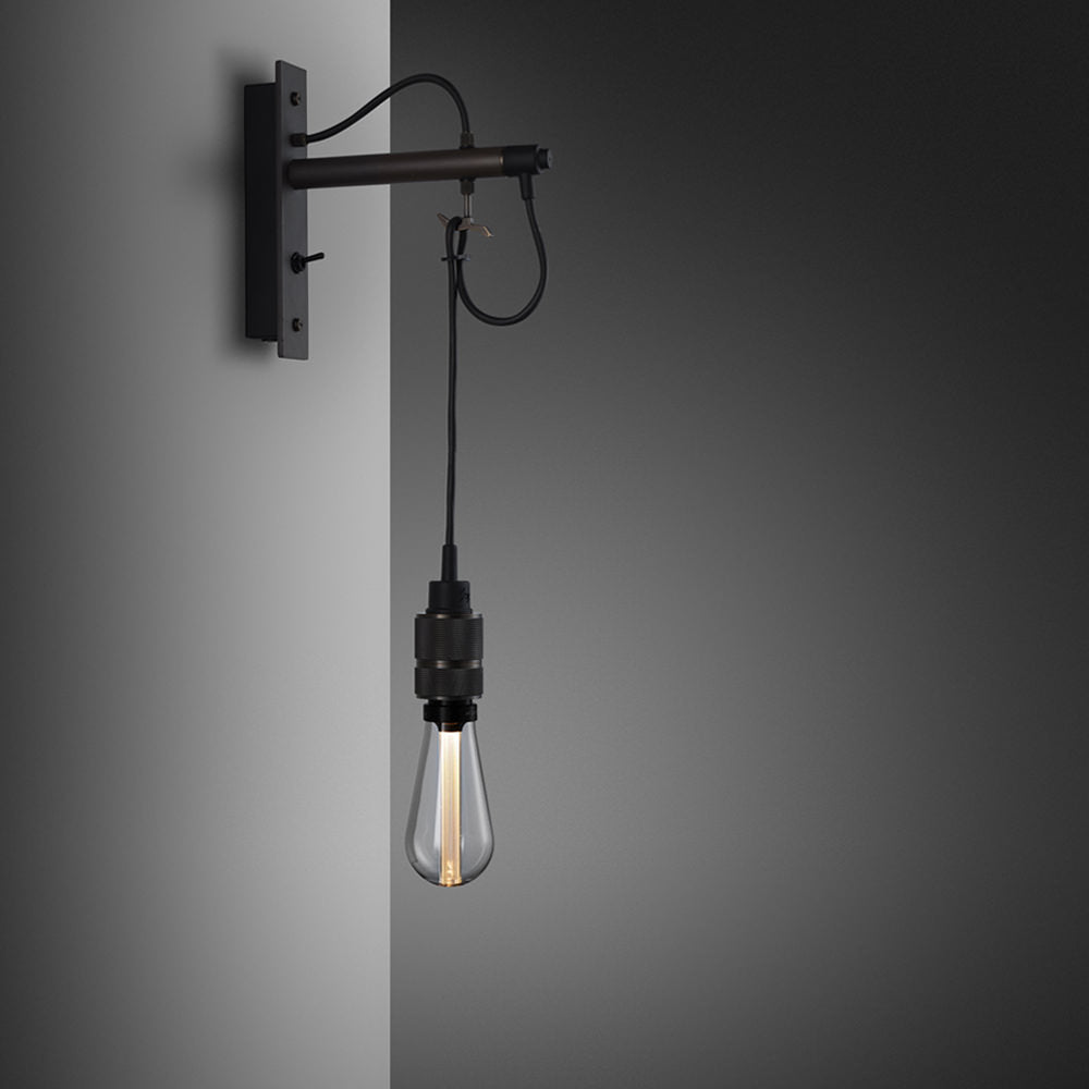 Buster + Punch Hooked Wall Sconce Wall Sconces Buster + Punch Graphite / Smoked Bronze / Nude Small