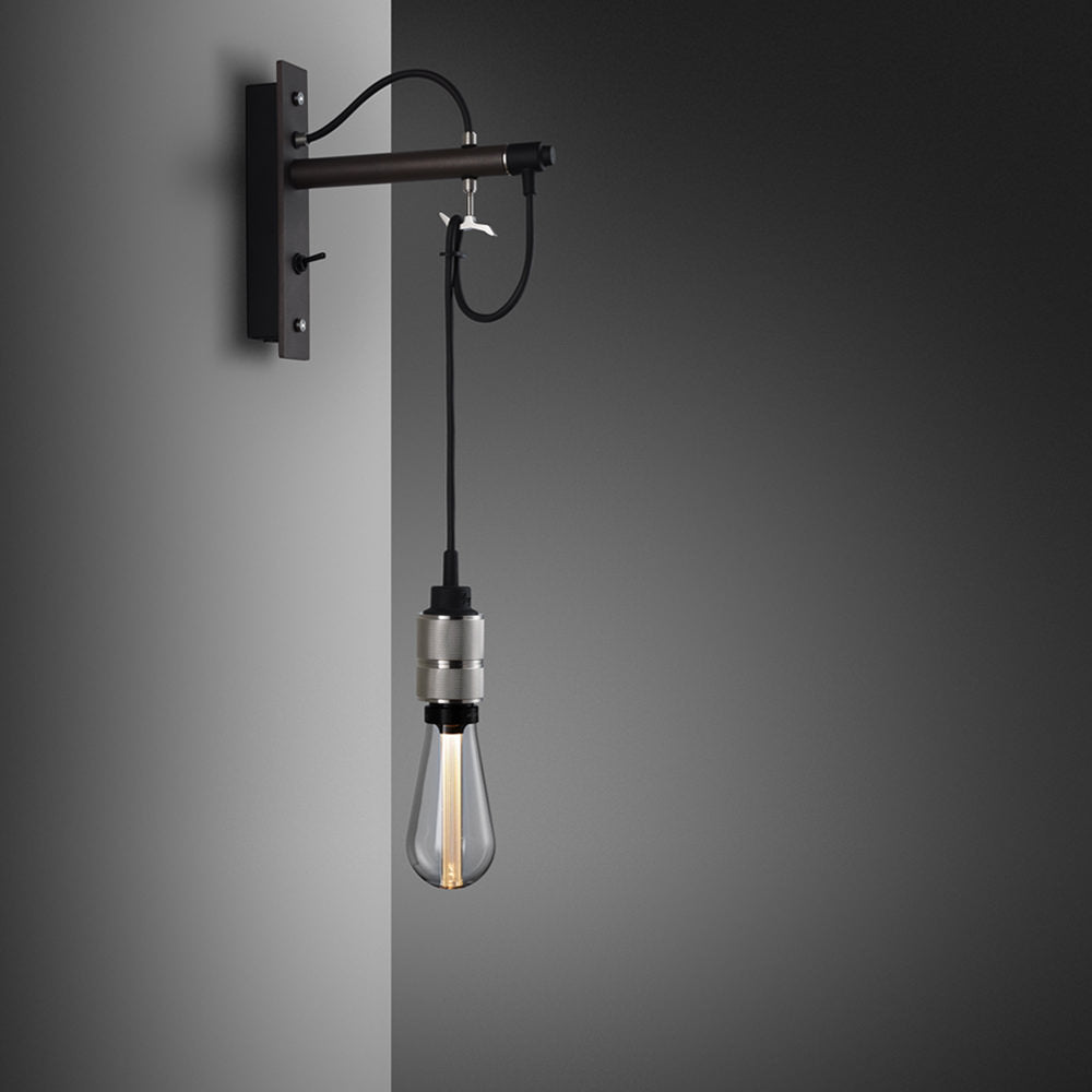 Buster + Punch Hooked Wall Sconce Wall Sconces Buster + Punch Graphite / Steel / Nude Small