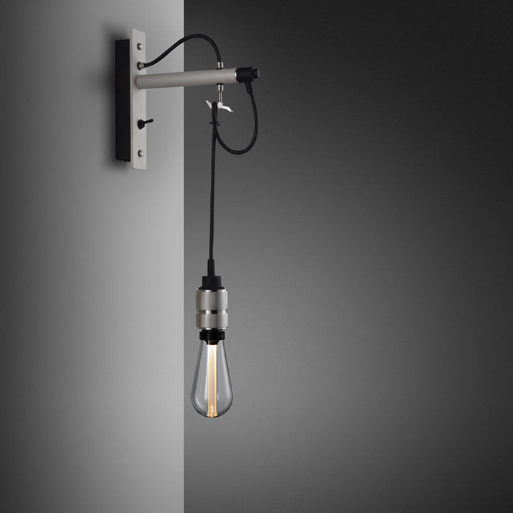 Buster + Punch Hooked Wall Sconce Wall Sconces Buster + Punch Stone / Steel / Nude Small
