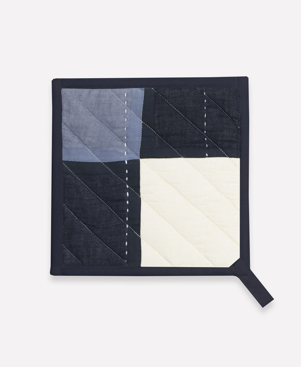 Anchal Colorblock Pot Holder Multi-Check CSPH