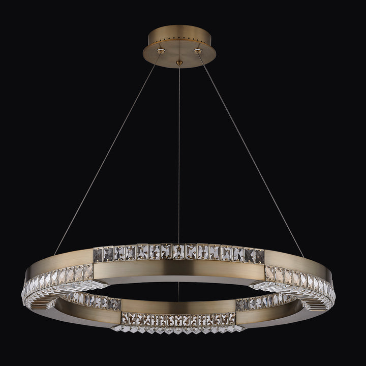 Allegri Dama 28" Winter Brass Pendant