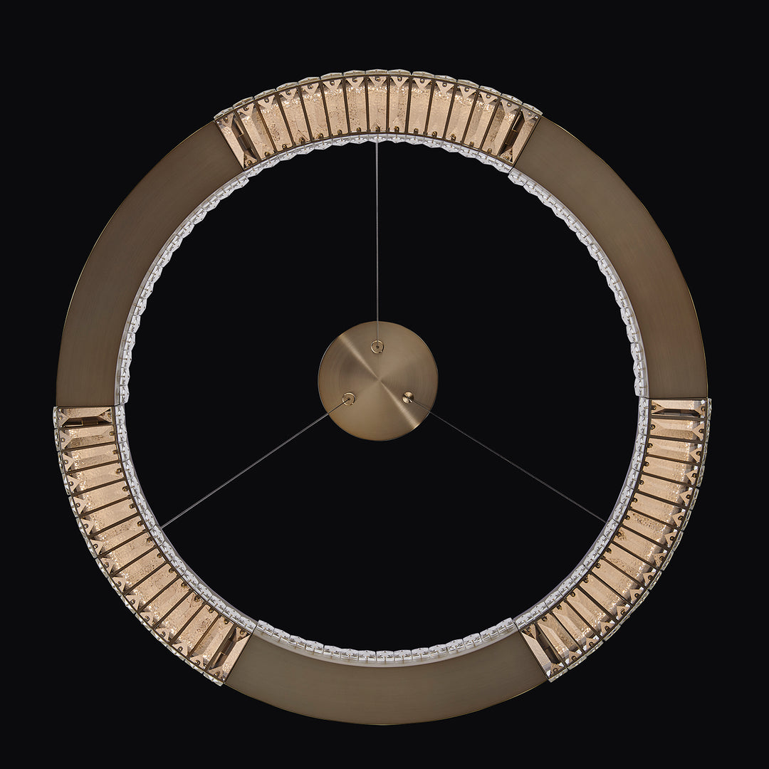 Allegri Dama 28" Winter Brass Pendant