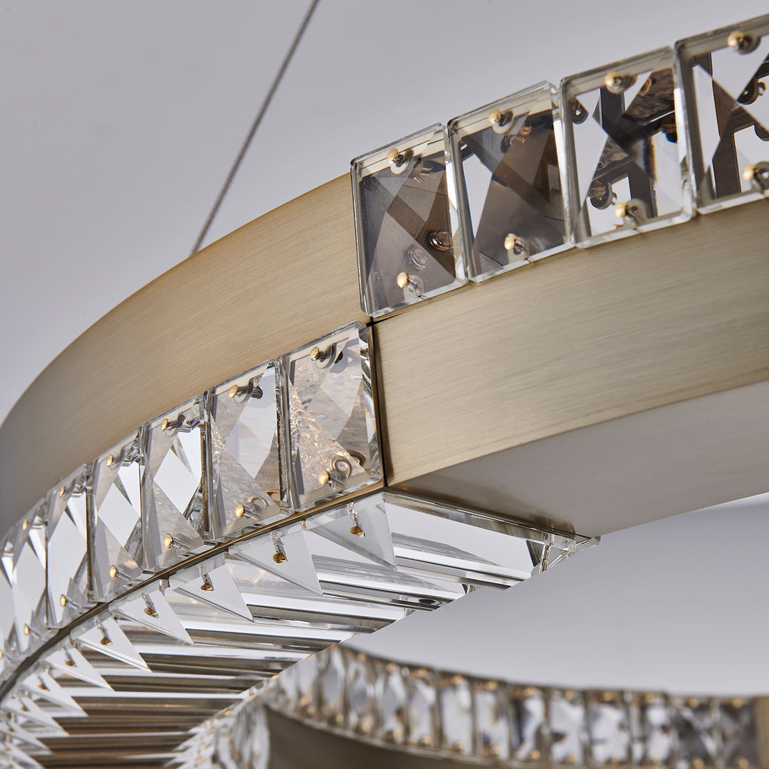 Allegri Dama 28" Winter Brass Pendant