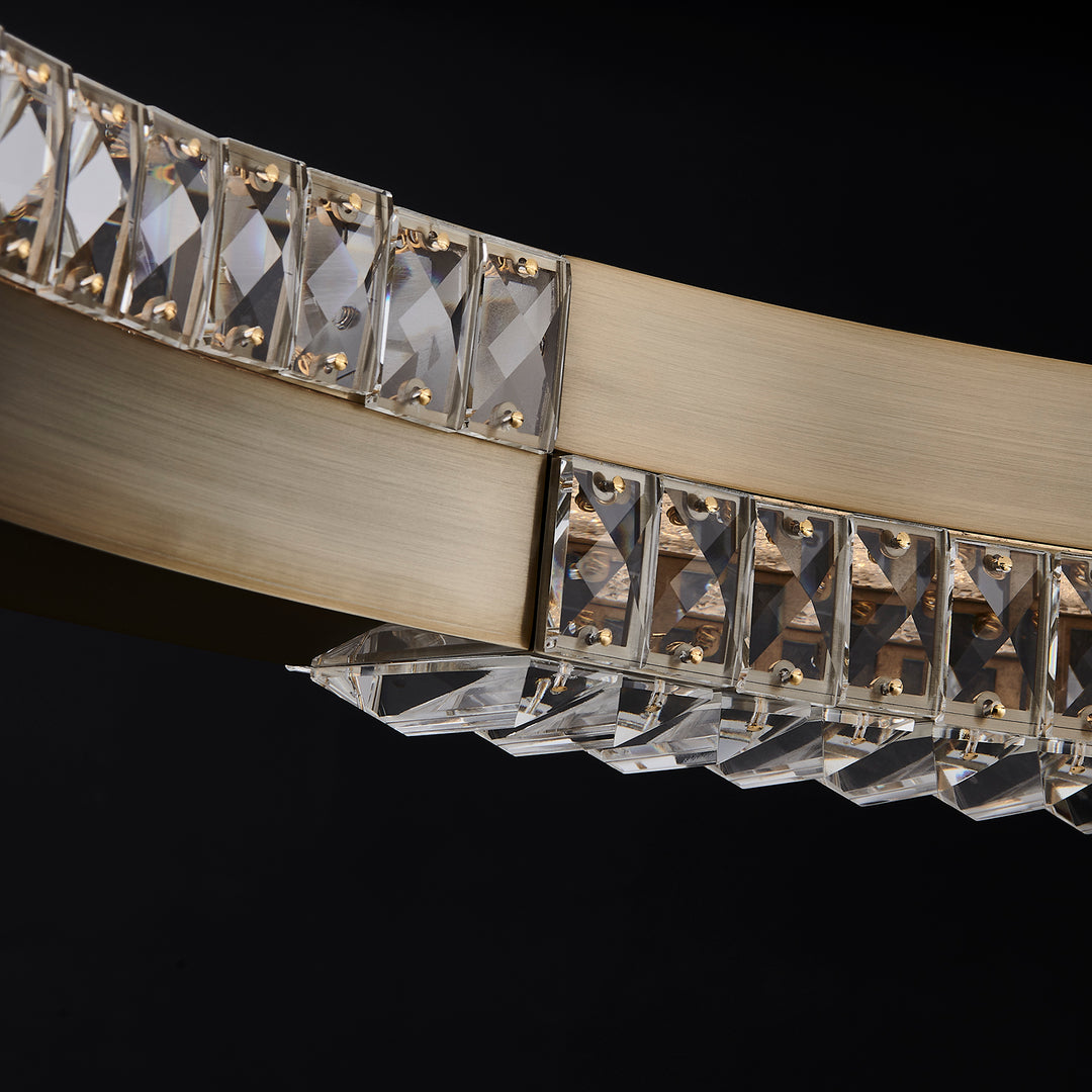 Allegri Dama 28" Winter Brass Pendant