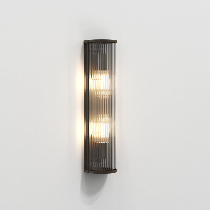 Astro Lighting Avignon Round Wall Sconces Astro Lighting 3.9x4.96x20.67 Bronze No, LED E26/Medium