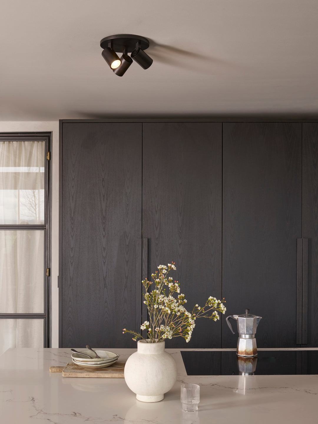Astro Lighting Ascoli Triple Round Wall Sconces Astro Lighting