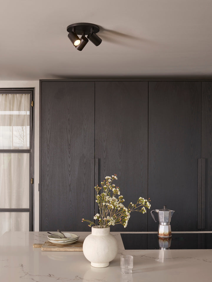Astro Lighting Ascoli Triple Round Wall Sconces Astro Lighting