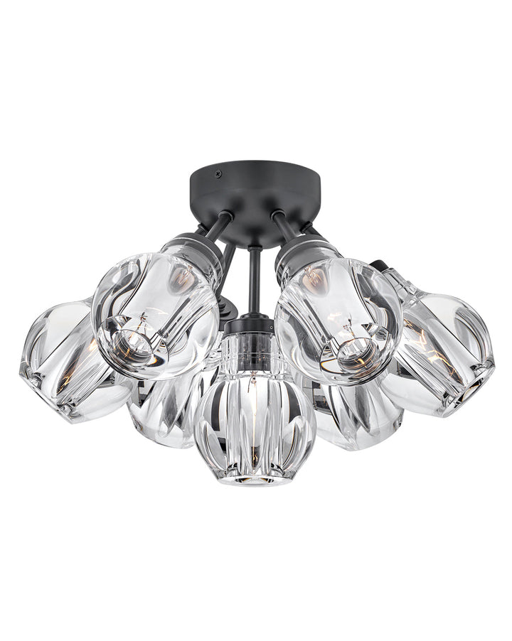 Hinkley Elise Semi-Flush Mount Ceiling Semi Flush Mounts Hinkley Black* 16.25x16.25x10.75