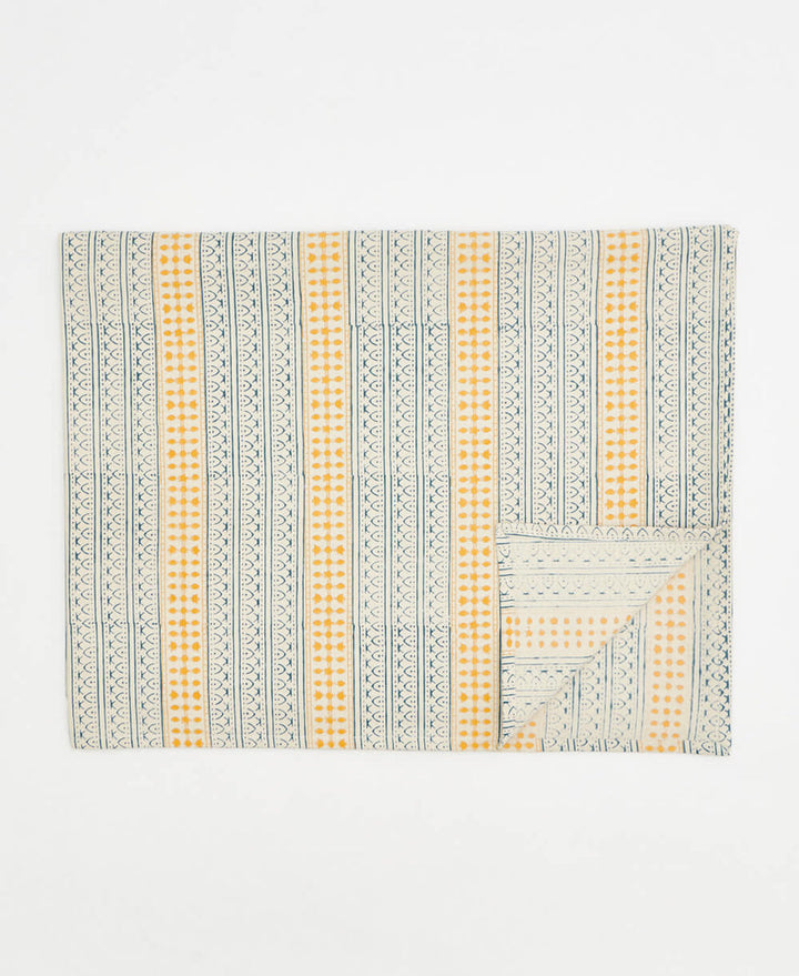 Anchal Graphic Block Print Tablecloth | Cobalt TCGSCG