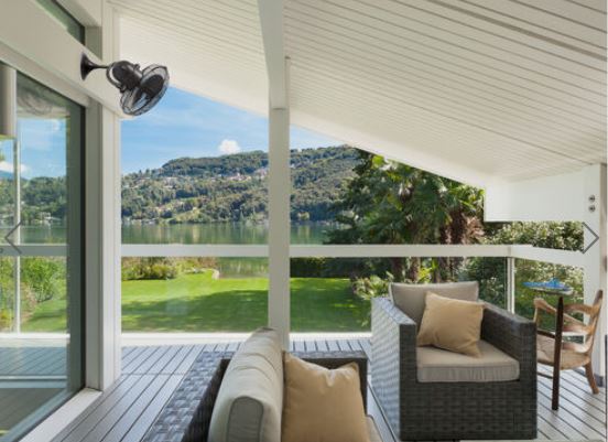 Matthews Fan Company Atlas Kaye 17" Wall/Ceiling Fan