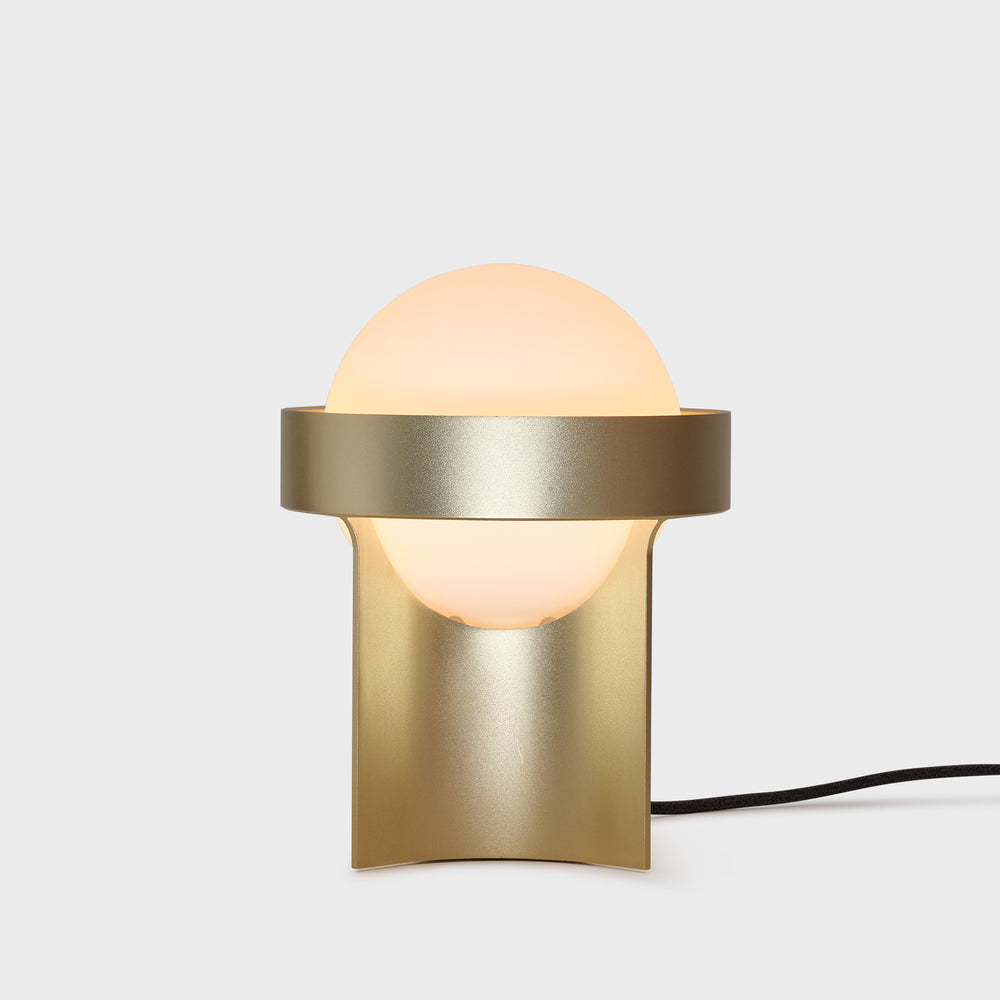 Tala Loop table lamp with Sphere IV Table Lamps Tala Brass