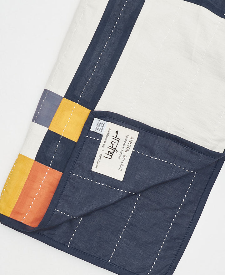 Anchal Multi Plaid Baby Quilt SBSBC
