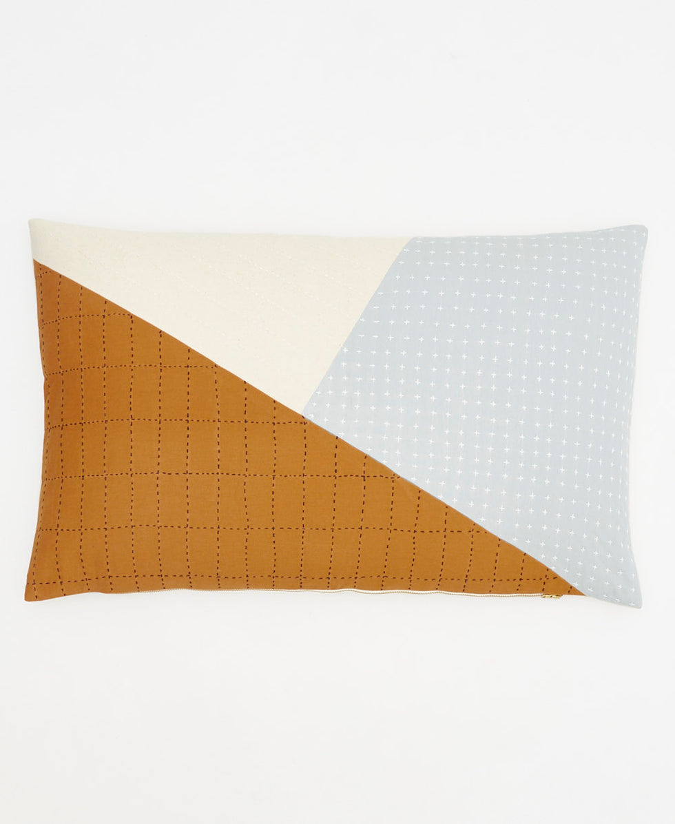 Anchal Naari Colorblock Lumbar Pillow LPNL31