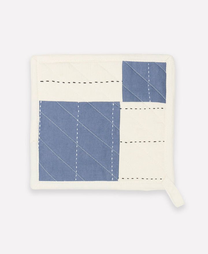 Anchal patchwork Pot Holder | Slate POTS
