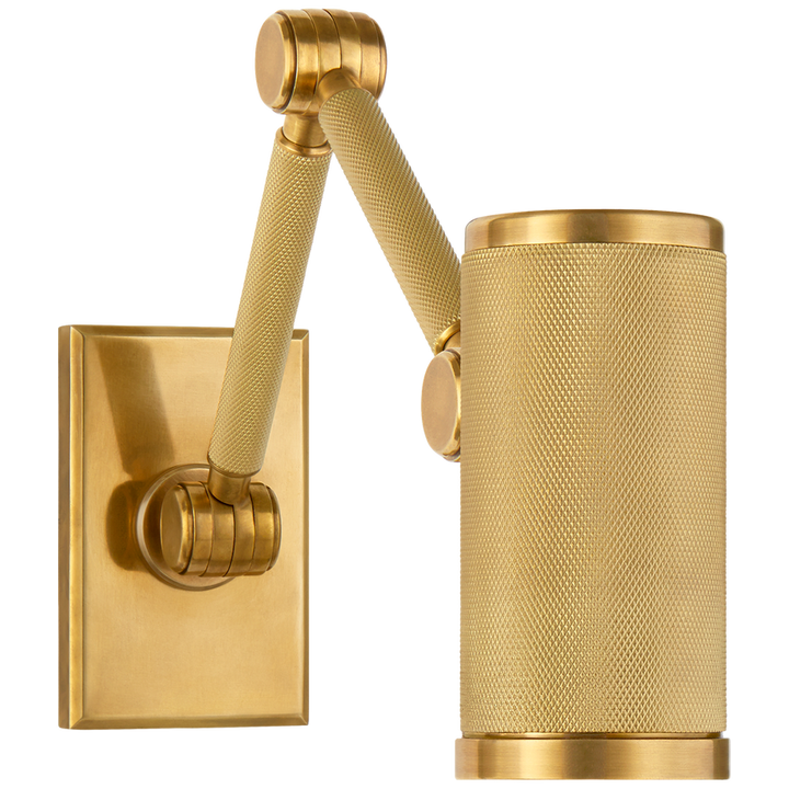 Visual Comfort & Co. Barrett Mini Double Arm Bed Light Wall Sconces Visual Comfort & Co. Polished Nickel