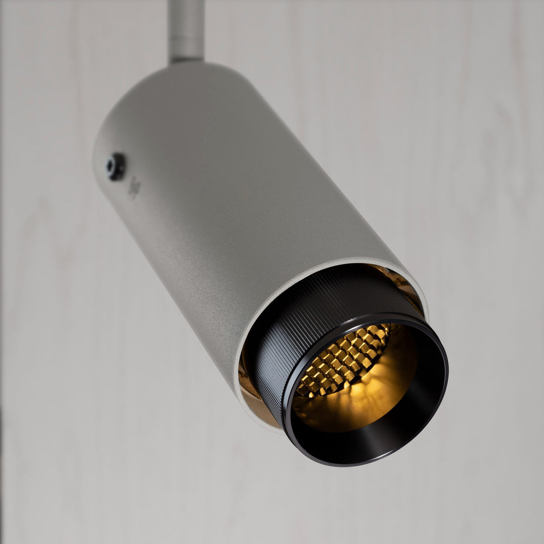 Buster + Punch Exhaust Spot / Cross or Linear Ceiling Flush Mounts Buster + Punch Stone | Gun Metal Linear