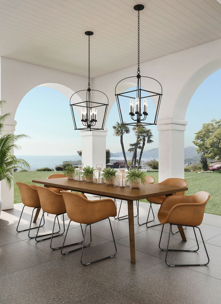 Kalco Sutter 24 Inch Foyer Interior/Exterior Chandelier