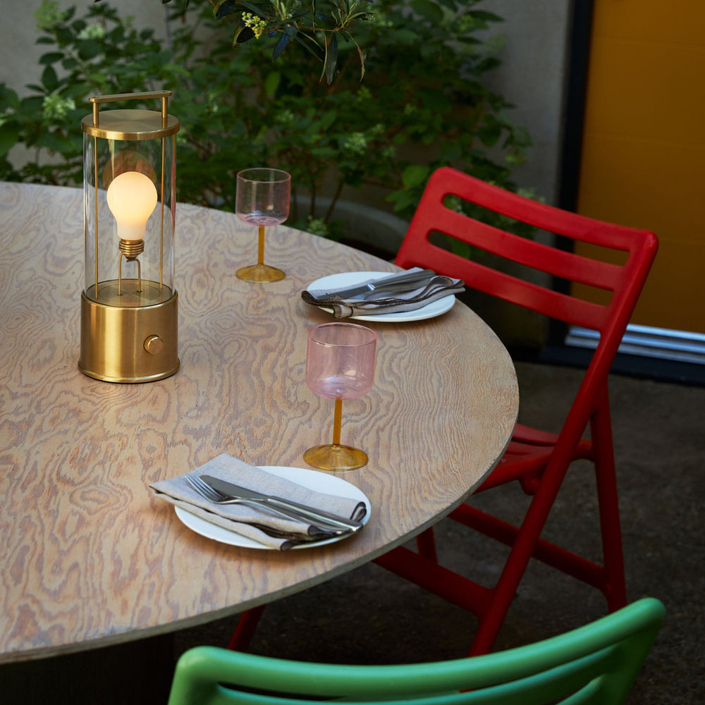 Tala The Muse Portable Lamp in Solid Brass Cordless Lamps Tala