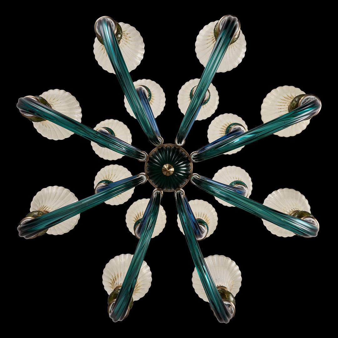 Allegri Tinta 2-Tier Chandelier