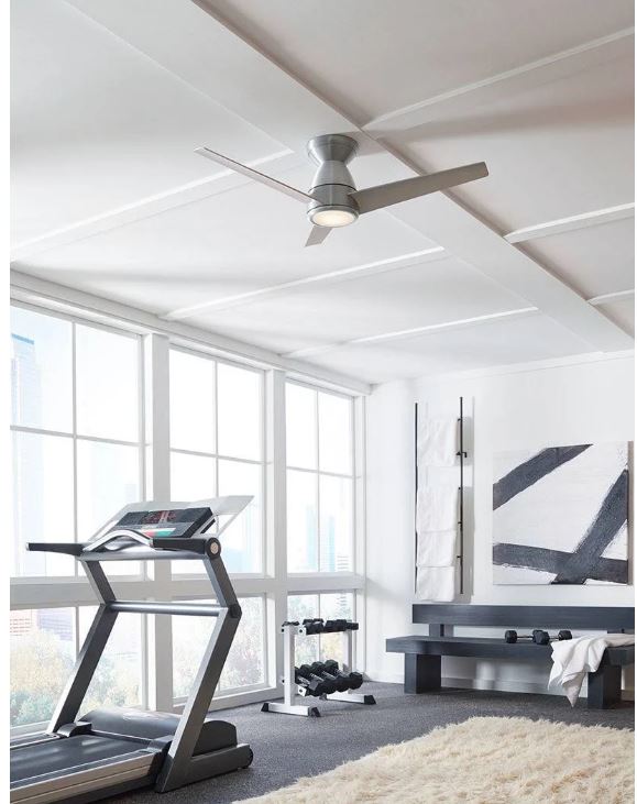 Modern Forms Fans Tip-Top 52" Three Blade Flush Mount Ceiling Fan FH-W2004-52L