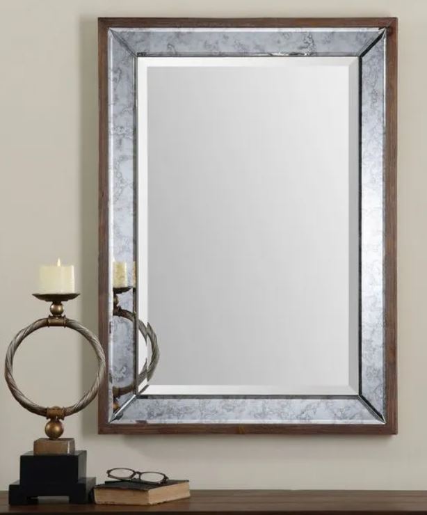 Uttermost Daria Antique Framed Mirror 37x27